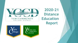 Distance Education Trends and Data Analysis for 2020-21 Academic Year