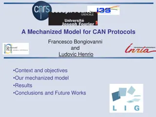 Mechanized Model for CAN Protocols - FASE 2013