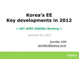 Key Energy Efficiency Developments in Korea 2012