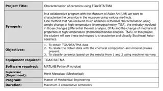 Ceramic Characterisation Projects in Collaboration with Museum of Asian Art