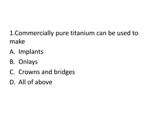 Dental Materials Overview and Standards