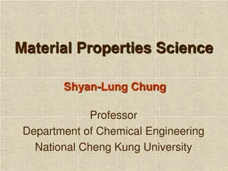 Comprehensive Course on Material Properties and Science