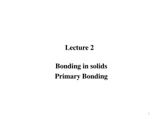 Primary Bonding in Solids: Importance and Types