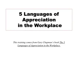 The 5 Languages of Appreciation in the Workplace