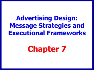 Effective Advertising Message Strategies and Executional Frameworks