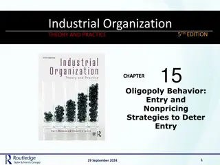 Oligopoly Behavior: Excess Capacity Models and Entry Deterrence Strategies