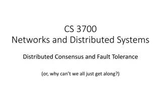 Distributed Systems and Fault Tolerance