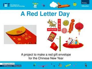 DIY Red Gift Envelope for Chinese New Year Celebration