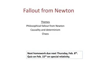 Newtonian Determinism and Philosophy: A Critical Examination