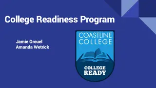 Coastline College Readiness Program Details