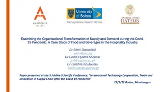 Organisational Transformation of Supply and Demand in Food and Beverages Industry During Covid-19 Pandemic