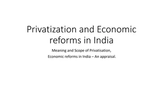 Privatization and Economic Reforms in India: A Comprehensive Overview