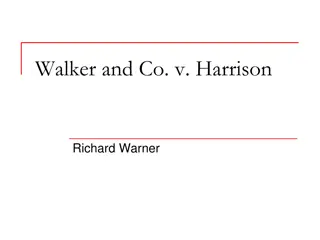 Legal Dispute Between Walker & Co. and Harrison: Contract Breach Analysis