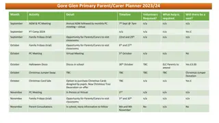 Gore Glen Primary 2023/24 Parent/Carer Planner