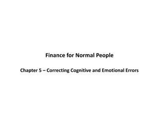 Correcting Cognitive and Emotional Errors in Finance