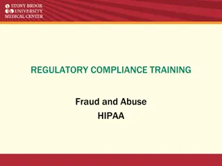 Healthcare Fraud and Abuse Compliance Training Overview