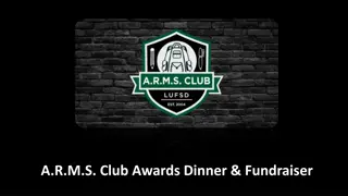 A.R.M.S. Club Awards Dinner & Fundraiser Event Highlights