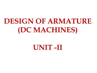 The Design and Elements of Armature in DC Machines