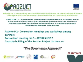 Capacity Building Workshop on Governance Approach for Russian Project Partners