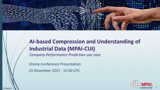 AI-Based Compression and Understanding of Industrial Data (MPAI-CUI) - Company Performance Prediction Use Case