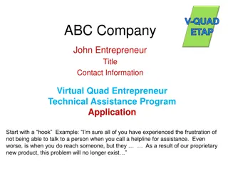 V-QUAD.ETAP - Empowering Entrepreneurs with Technical Assistance Program