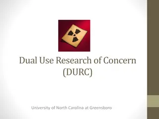 Dual-Use Research Concerns in Academic Settings