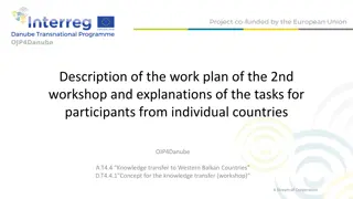 Knowledge Transfer Workshop for Western Balkan Countries: OJP4Danube A.T4.4