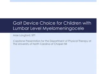 Gait Device Selection for Children with Lumbar Level Myelomeningocele