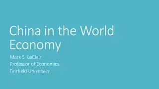 China in the World Economy: A Historical Overview and the Importance of GATT/WTO