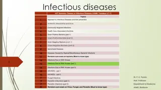 Infectious Diseases: Approach, Prevention, and Viral Agents