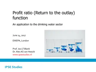 Application of Profit Ratio Function in the Drinking Water Sector