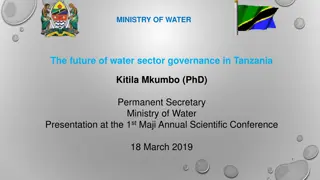 The Future of Water Sector Governance in Tanzania: Challenges and Strategies