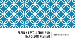 French Revolution and Napoleon Review Test Tomorrow!