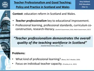 Teacher Professionalism in Education Reform Contexts