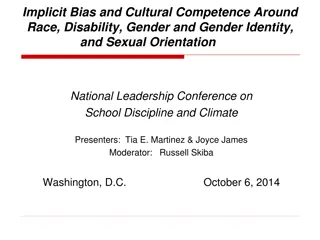 Addressing Disparities in School Discipline: Understanding Implicit Bias and Cultural Competence