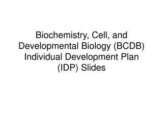 BCDB Individual Development Plan Presentation Slides