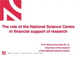 Funding and Research Support by the National Science Centre in Poland