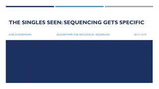 Sequencing Algorithms for Biological Sequences