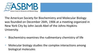 The American Society for Biochemistry and Molecular Biology - Advancing Research in Life Sciences