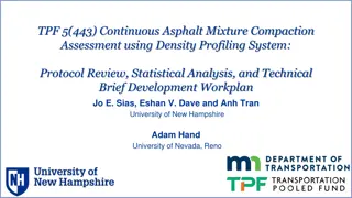 Continuous Asphalt Mixture Compaction Assessment Using Density Profiling System