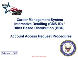 Navy CMS-ID/BBD Account Access Request Procedures