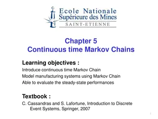 Continuous-Time Markov Chains in Manufacturing Systems