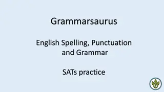 Practice SATs Questions for English Language Skills