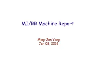 Weekly Machine Reports and Downtime Analysis - Jan 08, 2016