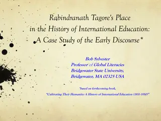 Rabindranath Tagore's Impact on International Education Discourse