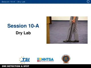 DWI Detection & SFST Training Session 1.0 - Dry Lab