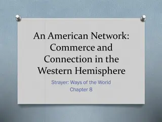 Trade Networks and Connectivity Across the Americas