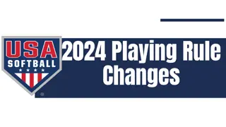 2024 Playing Rule Changes Summary