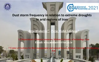 Investigating Dust Storm Frequency and Extreme Drought Relationship in Arid Regions of Iran