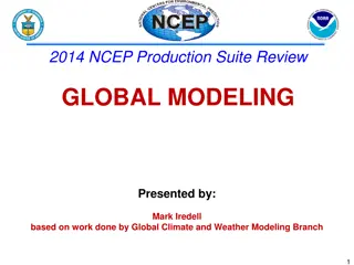 Overview of 2014 NCEP Production Suite Review on Global Modeling